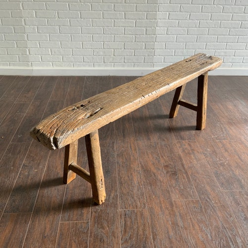 Vintage Entryway Bench Etsy