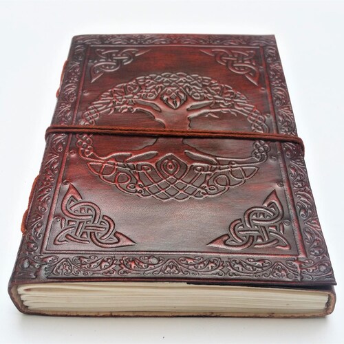 Tree Of Life Handmade Leather Journal Embossed High Quality Diary Tree Of Life Handmade Leather Journal Embossed High Quality Diary
