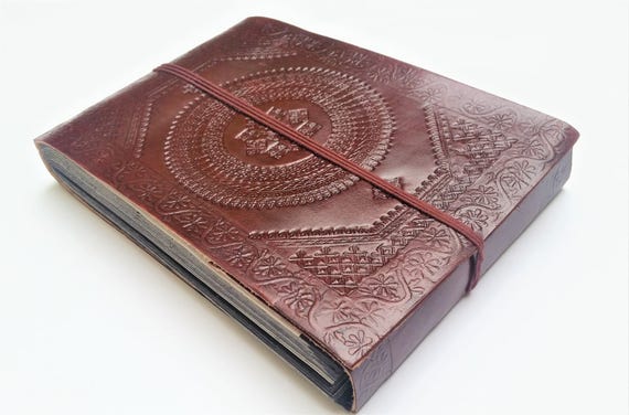 Leather Photo Album Leather Scrapbook Leather Album Wedding Etsy