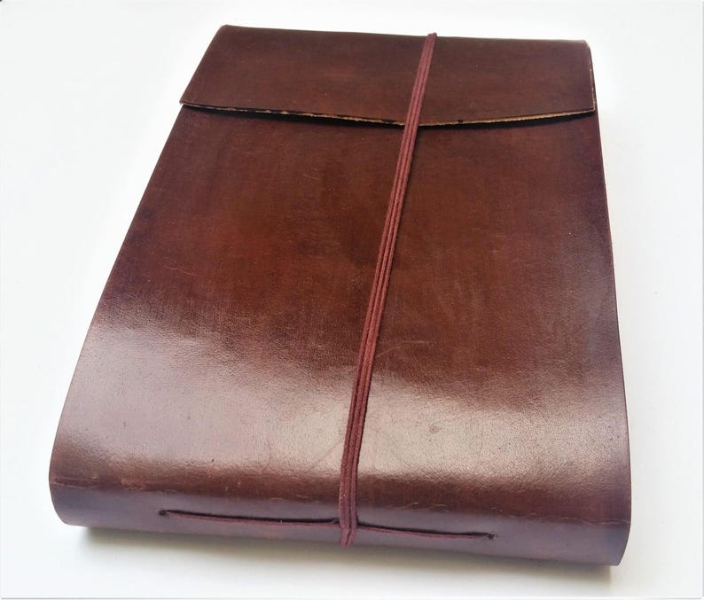 Leather Photo Album, Scrapbook, Wedding Book, Album image 3