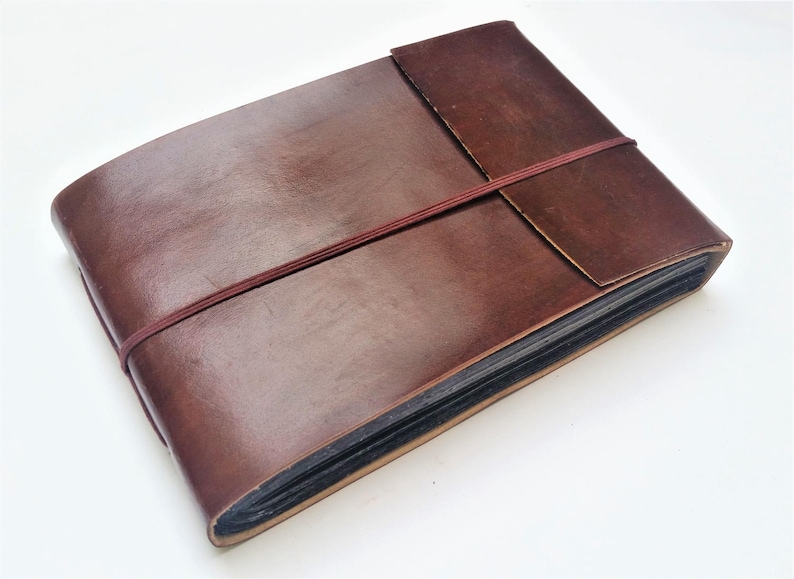 Leather Photo Album, Scrapbook, Wedding Book, Album image 2