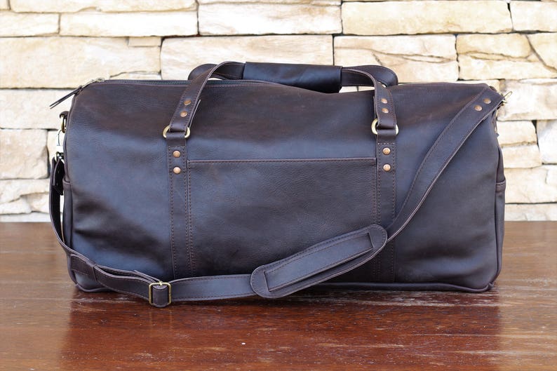 handmade duffle bag