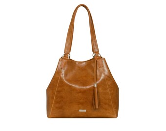 Leather handbag handmade women shoulder bag oversize large hobo crossbody tote made to order custom convertible purse handle camel beige