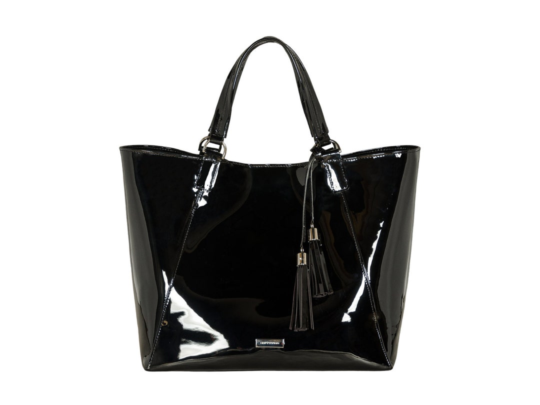 Patent Leather Bag Handmade Women Shoulder Oversize Large Hobo Crossbody Tote Made Order Purse