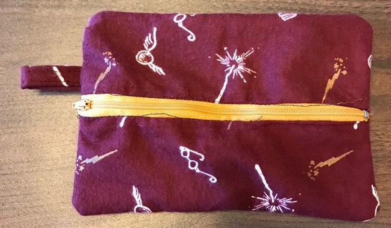 Harry Potter Marauders Map Pencil Case blue handmade Harry Potter Marauders Map Pencil Case blue handmade