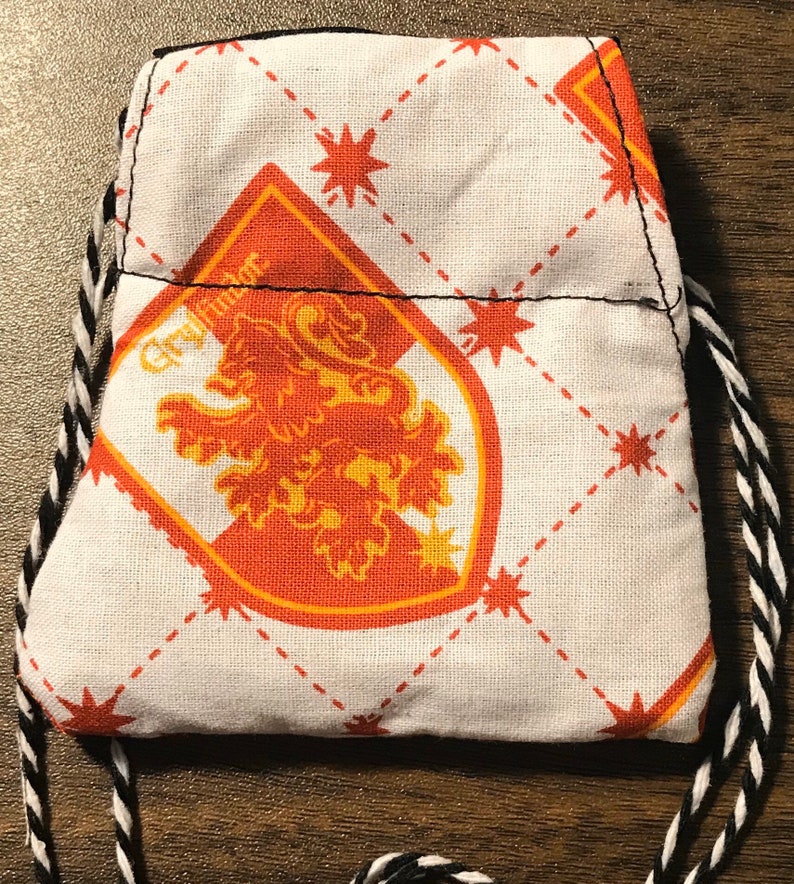 small Harry Potter D/&D Dungeons and Dragons Game Dice Bag Gryffindor handmade