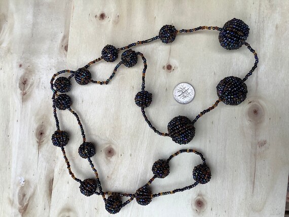 Endless Necklace Labradorite and Quartz Station Style Sterling Silver Endless Necklace Labradorite and Quartz Station Style Sterling Silver