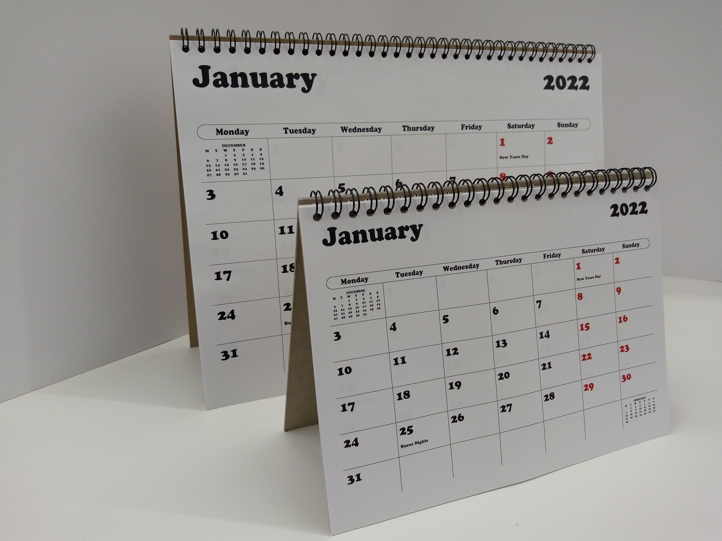 Desk Calendar 2024 UK A5 Flip Calendar Month to View Office Home Table Planner - Etsy Denmark