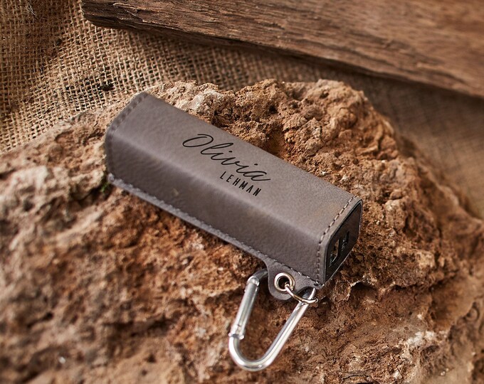 Custom engraving Power Bank, Travel Phone Charger, Personalized Phone Charger, Portable Charger, Personalized Charger