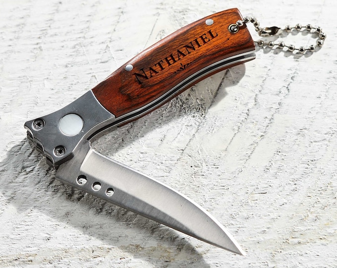 Personalized Knife, Engraved Knife, Pocket Knife, Groomsmen Knife, Groomsmen Knives, Custom Knife, Folding Knife