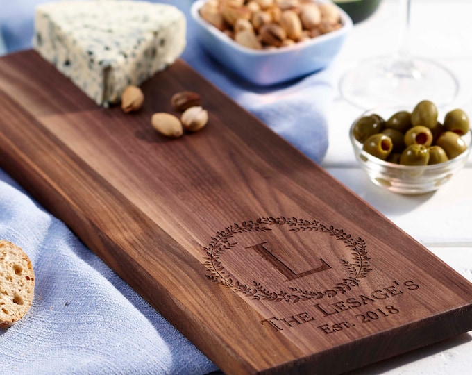 Personalized cheese Board, customized cheese board, custom cutting board, wedding gift, housewarming gifts, wedding gifts, Christmas gifts
