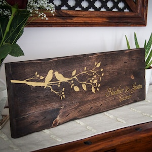 Custom wood signs, Personalized Family name wood sign, Rustic Wall Sign, Farmhouse Style Decor,  Decorative Sign