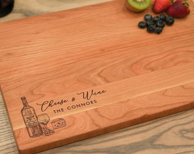 Personalized cutting board, Custom cutting board, Engraved cutting board, Wedding gifts, Gifts for the couple, Christmas gifts