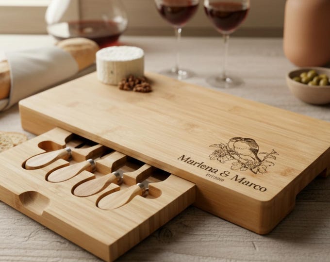 Personalized Charcuterie Board – Birds Themed: Custom Engraved  Cheese Board, Housewarming, Kitchen Decor, Bird watcher, Couple Gift