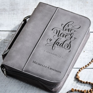 Personalized bible cover,  Leatherette Bible Cover, Custom Bible Cover, Christian Gifts for Men, First Communion  gift