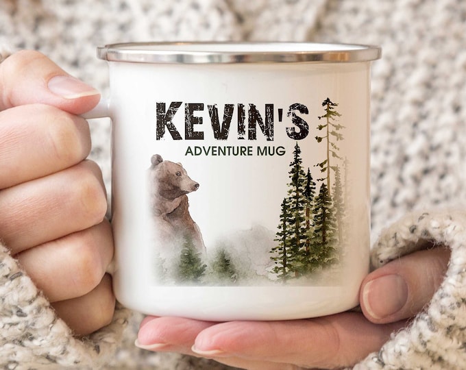 personalized enamel mugs