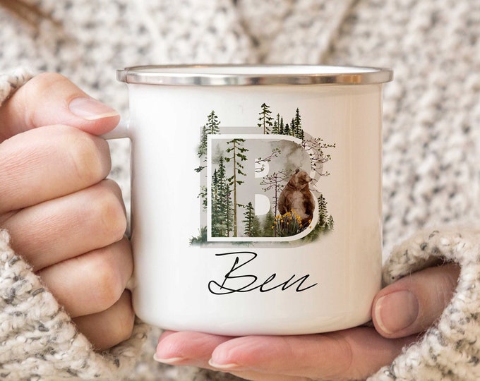 personalized enamel mugs