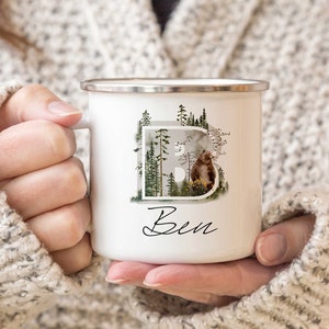 personalized enamel mugs