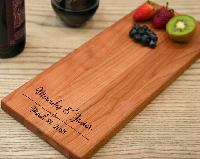 Engraved charciturie Board, customized cheese board, custom cutting board, wedding gift, housewarming gifts, wedding gifts, Christmas gifts