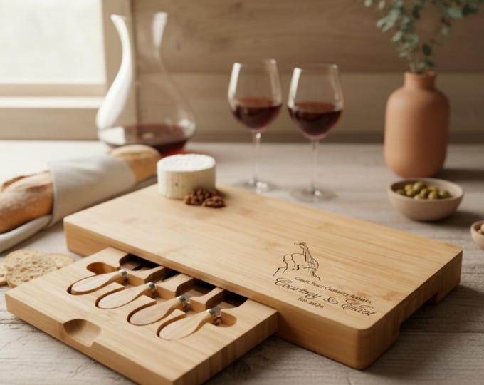 Personalized Charcuterie Board – Violin: Custom Engraved  Cheese Board, Housewarming, Kitchen Decor, Conductors, Musician, Couple Gift