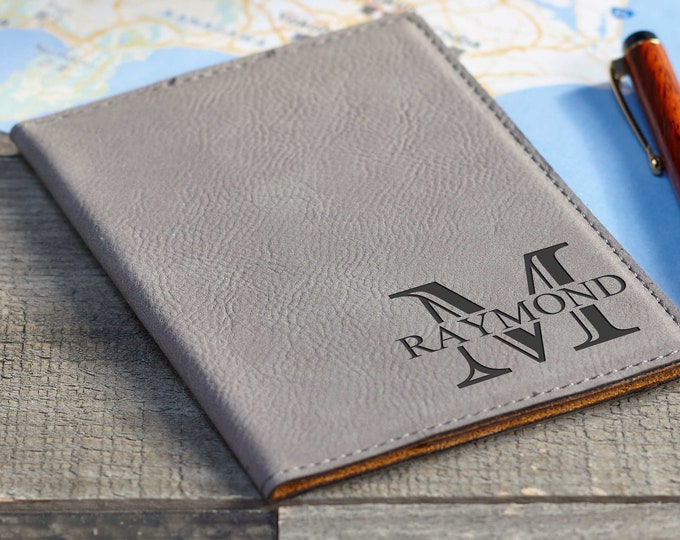 Custom Passport Cover,  Personalized Passport Holders, Engraved Passport Cover, Leatherette  Passport Cover