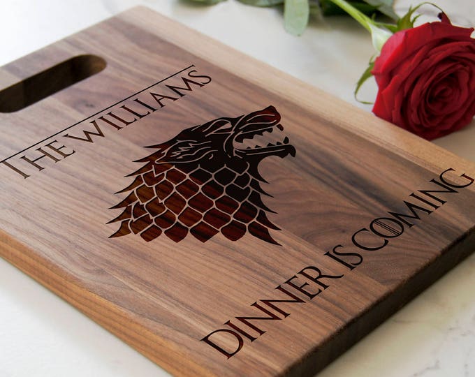 Personalized Cutting Board, Engraved cutting board, housewarming gifts, wedding gift, Christmas gift