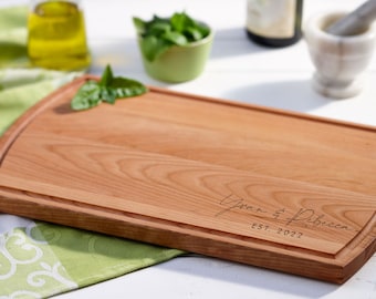 Personalized cutting board, Custom cutting board, Engraved cutting board, Wedding gifts, Gifts for the couple, Christmas gifts