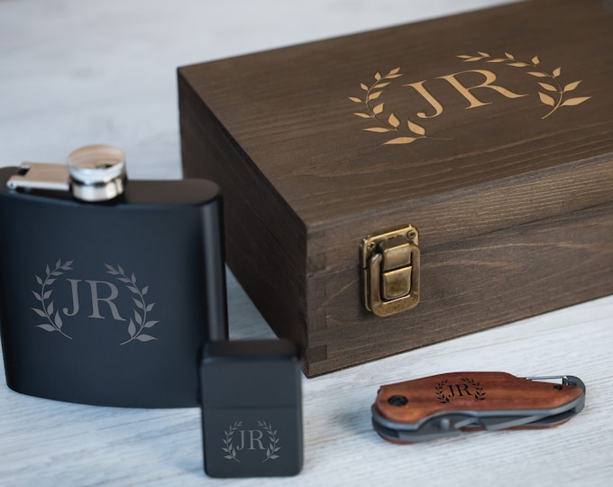 Personalized Groomsmen gift, Groomsman Proposal, groomsmen gifts set, groomsmen gift box, Groomsman Flask Gift, Gifts for him, Best Man gift