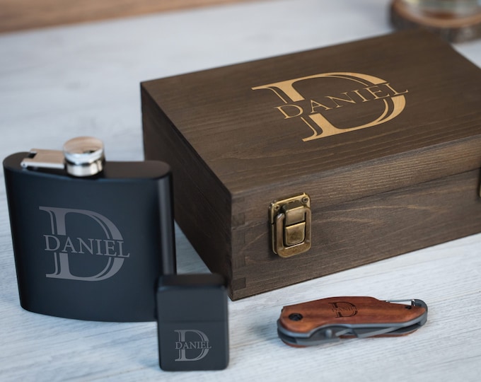 Personalized Groomsmen gift, Groomsman Proposal, groomsmen gifts set, groomsmen gift box, Groomsman Flask Gift, Gifts for him, Best Man gift