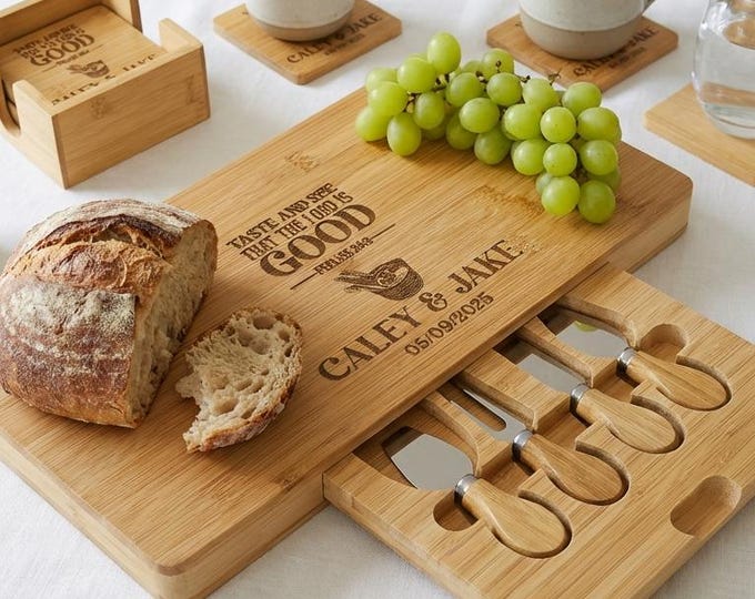 Personalized Charcuterie Board – Bible Verse: Custom Engraved  Cheese Board, Housewarming, Kitchen Decor, Religious, Christian, Couple Gift