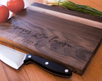 personalized cutting board etsy