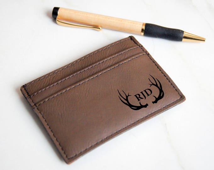 Money clips, Personalized Money clips, Leatherette Money clips, Engraved Leather Money clips