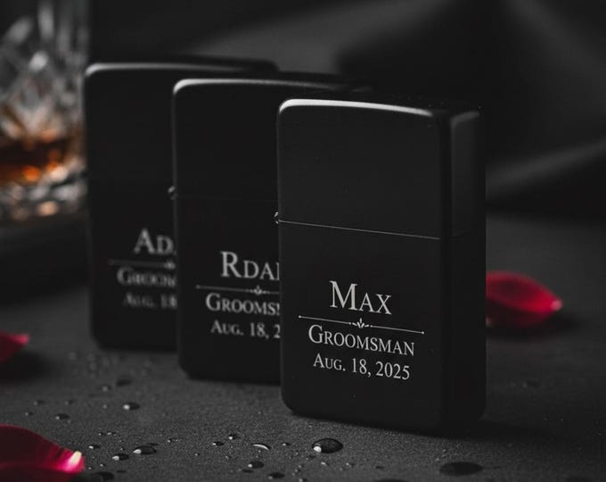 Groomsman Personalized Lighter, Personalized lighter, Christmas gifts, Groomsman Gifts, Best man Gifts. Grooms Gift, weddings gifts