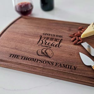 Personalized cutting board, Bible Verse: Custom Engraved Charcuterie Board, Christian Gifts, Religious Gifts, Family Gift, Housewarming Gift