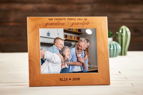 Boîte Personnalisée Photo cadeau personnalisé grand parent, 20.2 x 20.2 cm