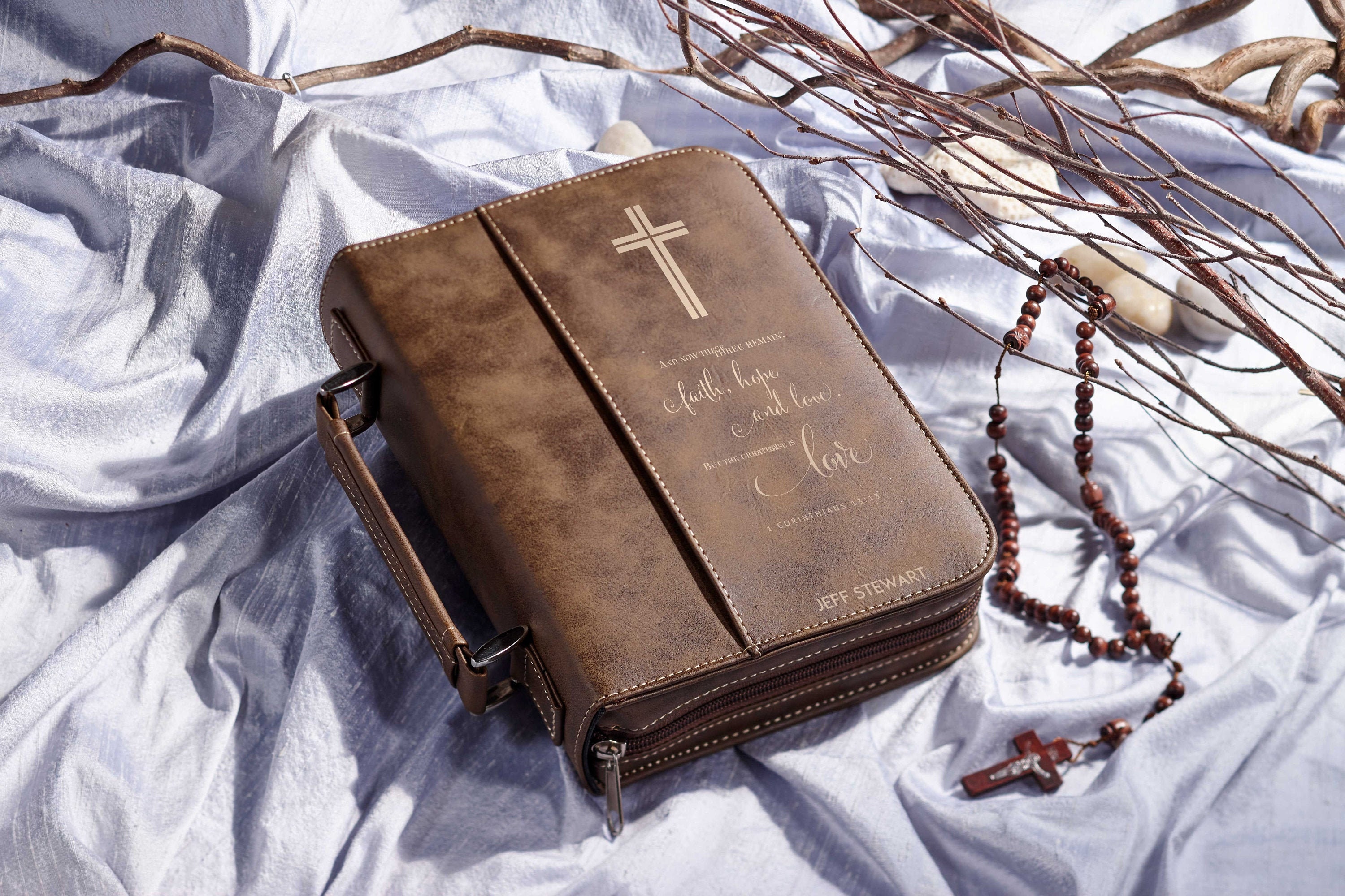 Personalized bible cover leather bible cover custom bible cover