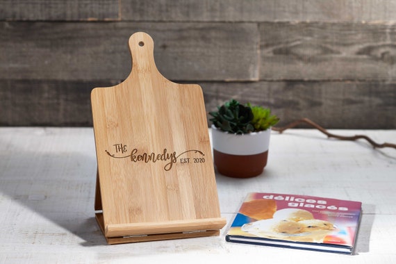 Buy Personalized Fathers Day Gifts, Bamboo Standing Chef's Easel, Kitchen  Gifts for Men - Center Gifts