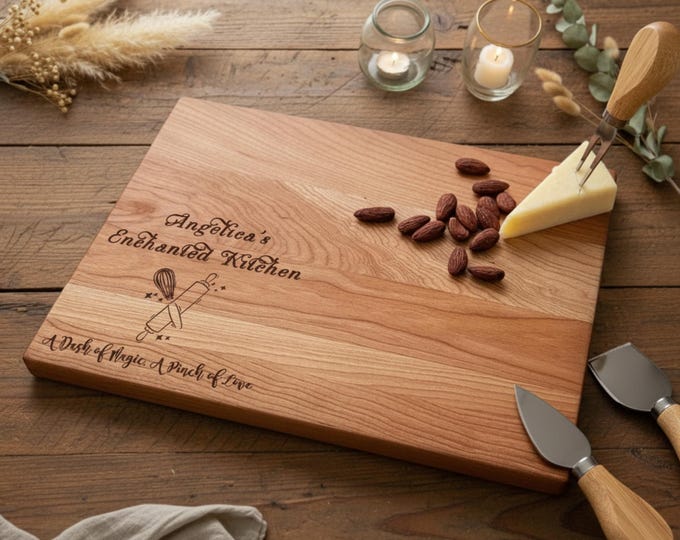 Personalized cutting board, Kitchen Gift for Mom: Custom Charcuterie Board, Grandma gift, Kitchen Gift, Christmas Gift, Gift for Her