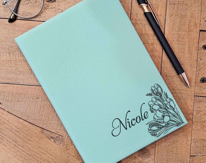 Personalized Journal for Moms - Custom Engraved Notebook: Coworker, Teacher, Office Supplies, Desk Stationary, Birthday, Mother's Day Gifts