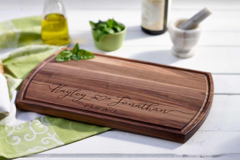 Personalized Cutting Board,Custom cutting board, Engraved cutting board, housewarming gifts, wedding gifts, Christmas gift image 5