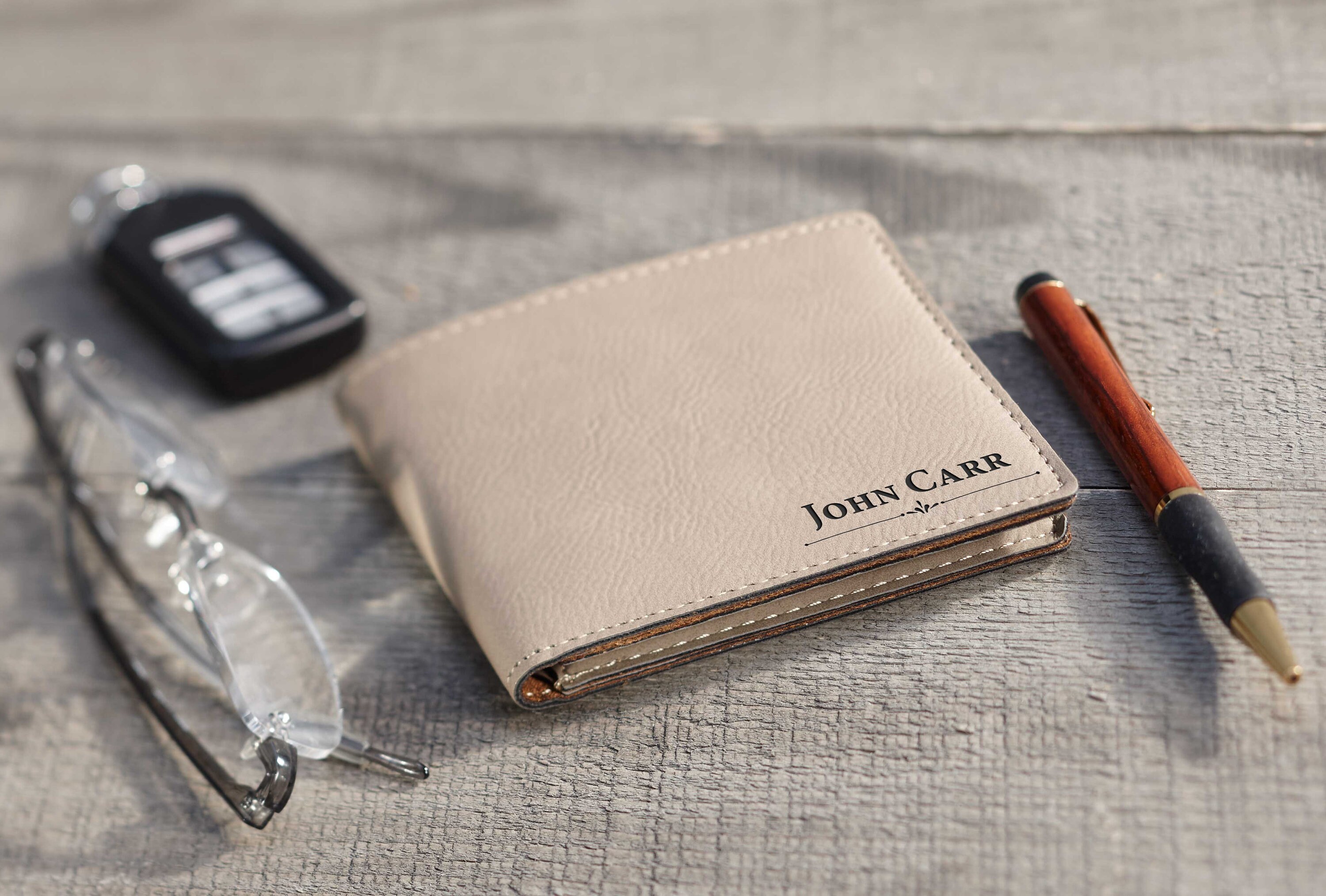 Personalized Mens Wallet, Custom leather Wallets, Leatherette wallets