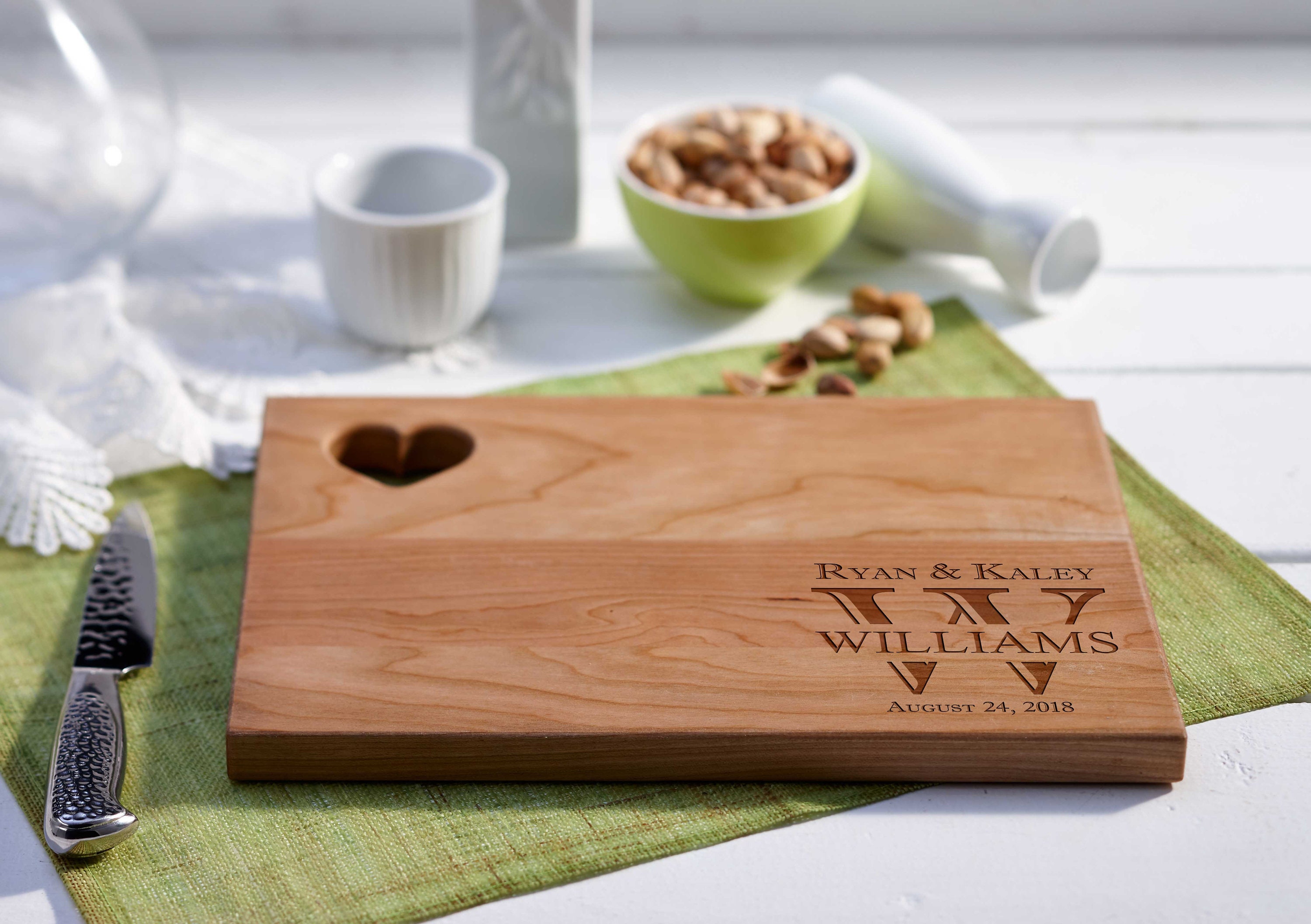 Chopping Board New House Gift Wedding Gift Christmas Gift Housewarming Gift Personalized Cutting Board Gift for Couple Wooden Cutting Board