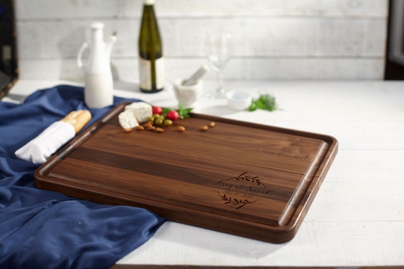 Custom Large Cutting Board with Juice Groove
