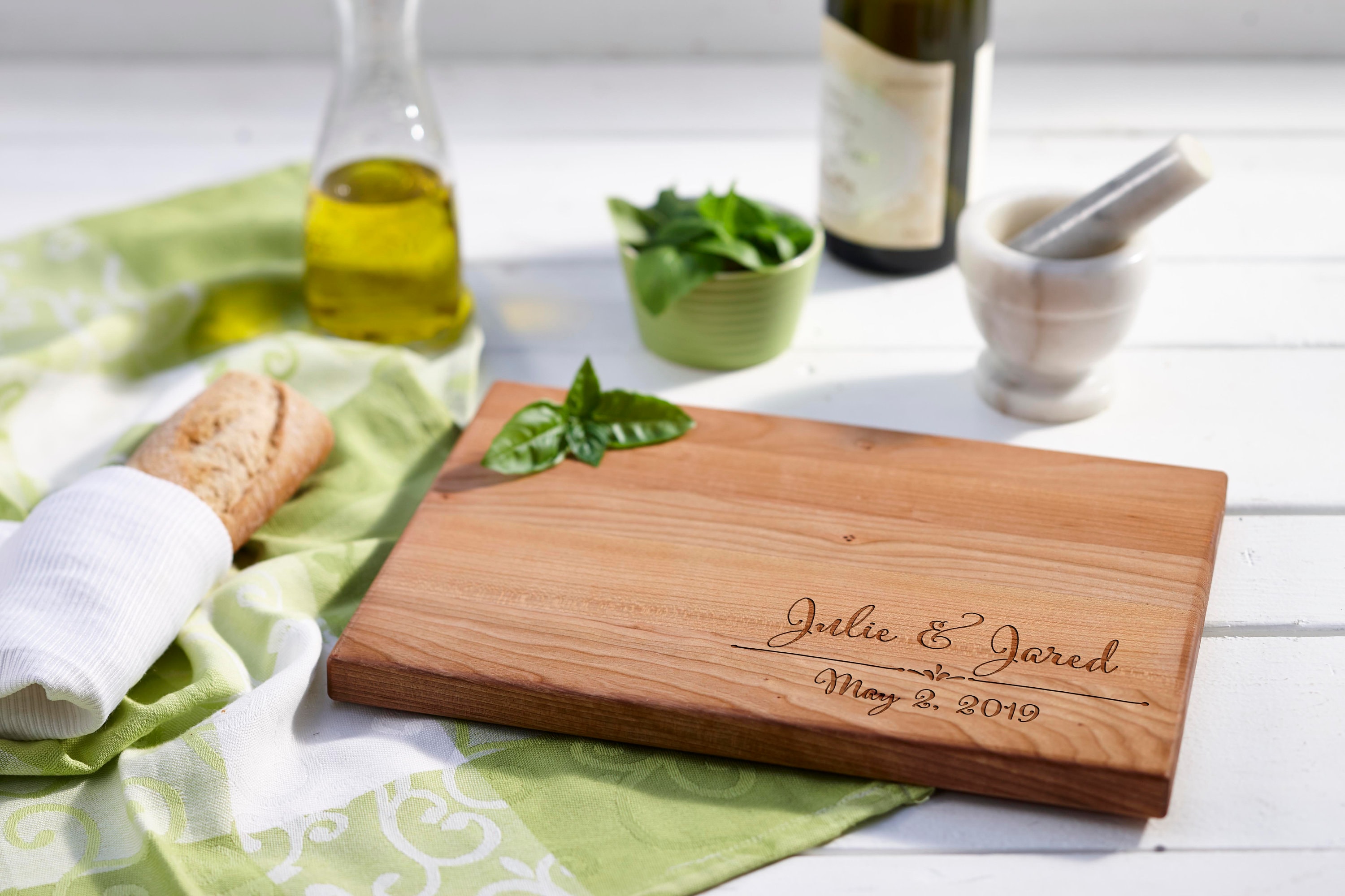 Personalized Cutting Board Custom Cutting Board Engraved Cutting