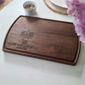 Personalized cutting board, Religious Housewarming Gift: Engraved Charcuterie Board With a Bible Verse, Christian Gift, Couples Gift