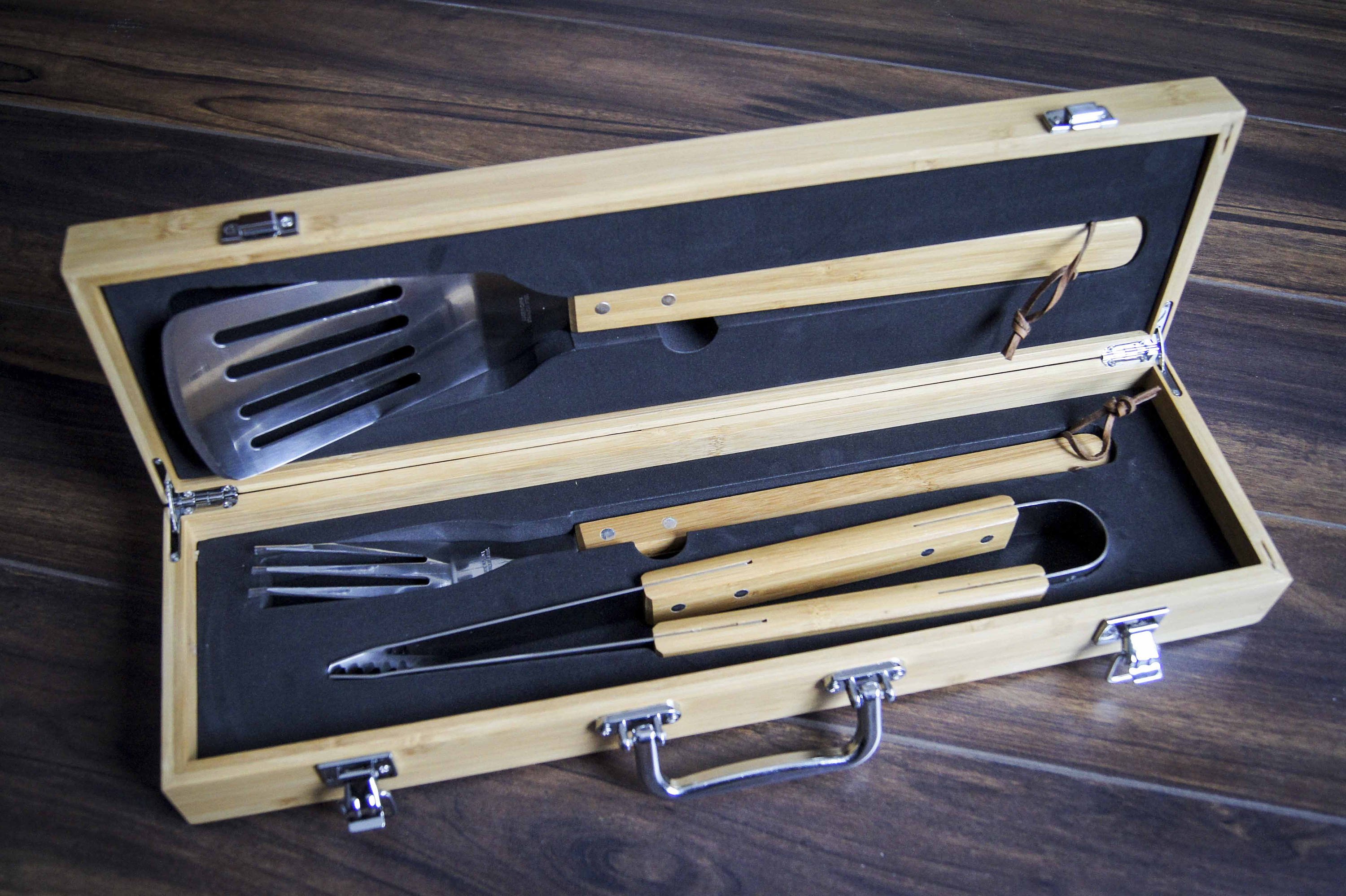 Personalized BBQ Set Engraved BBQ set Customized BBQ Utensil Etsy