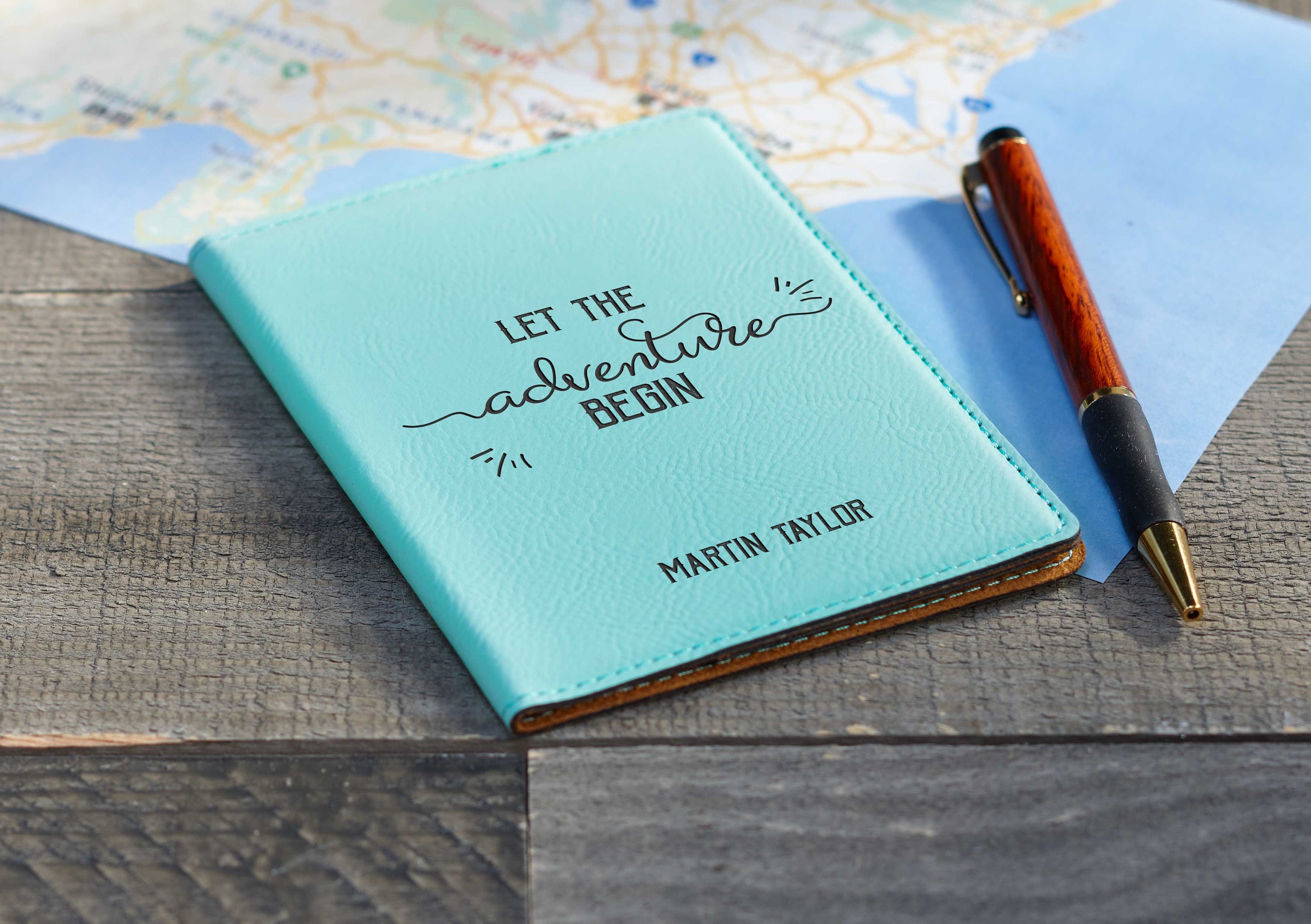 Custom Passport Cover, Personalized Passport Holders, Engraved Passport Cover, Leatherette