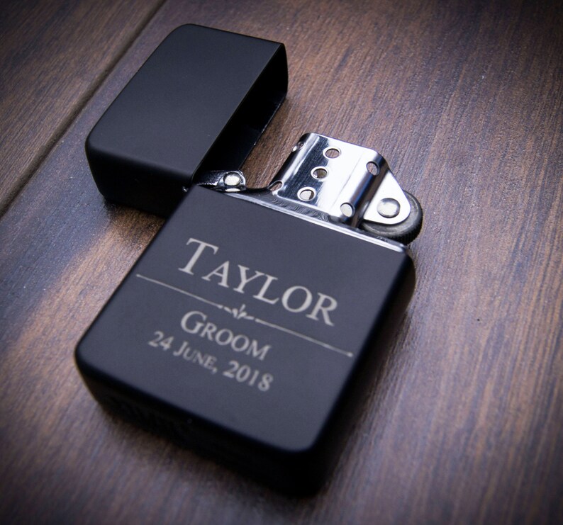 Groomsman Personalized Lighter Personalized Lighter Etsy