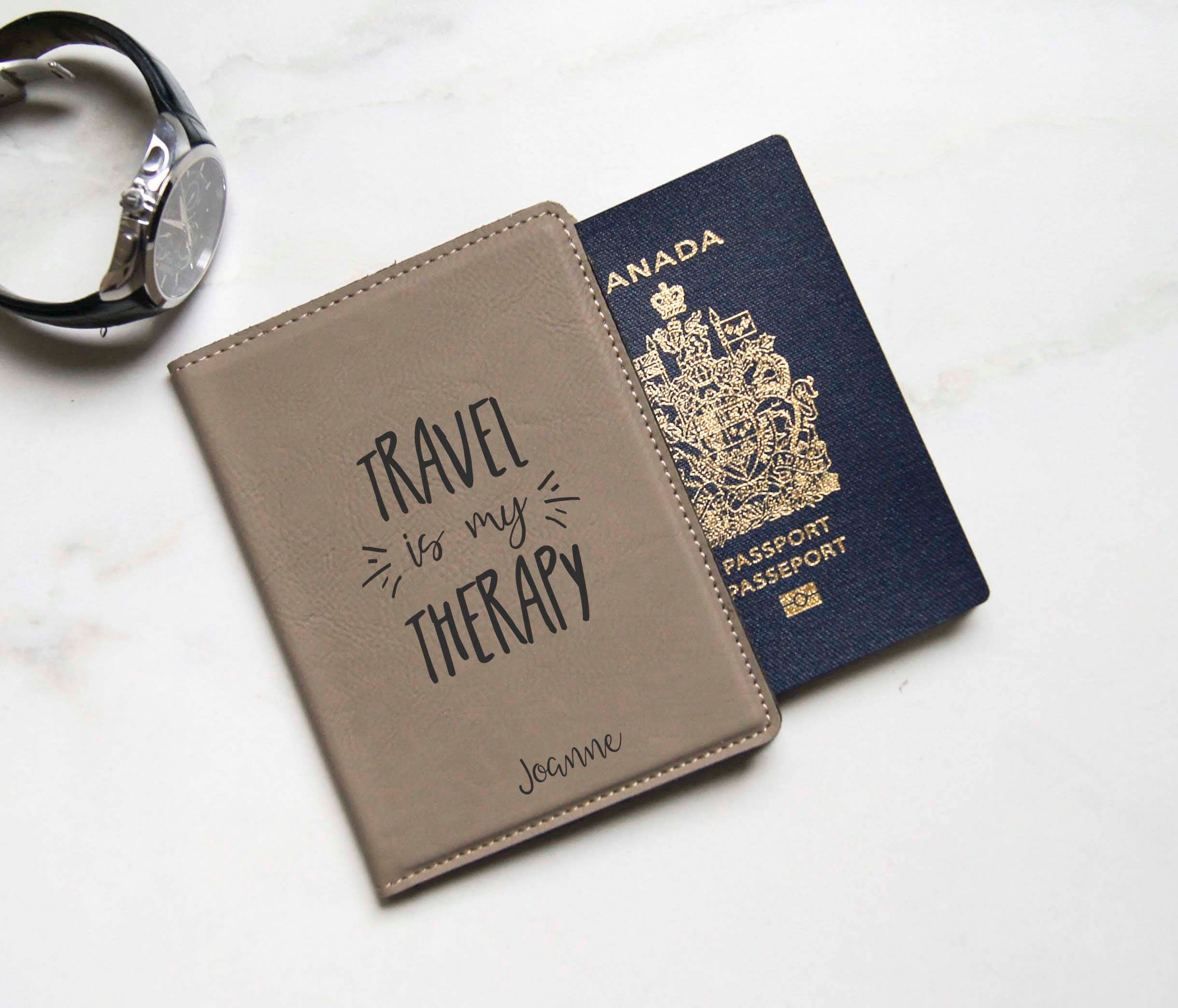 Custom Passport Cover, Personalized Passport Holders, Engraved Passport