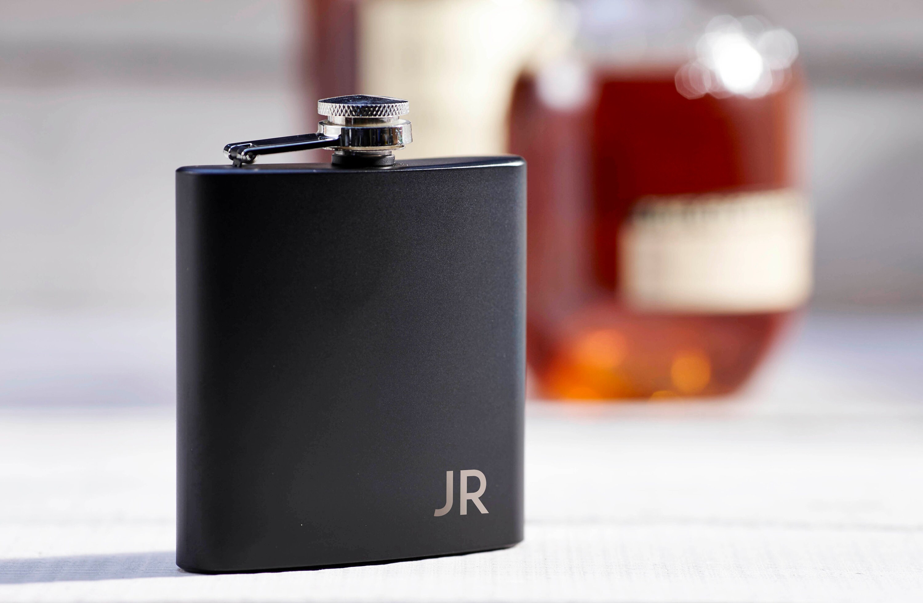 Personalized Flask, Personalized Flask Set with Shot Glasses , wooden